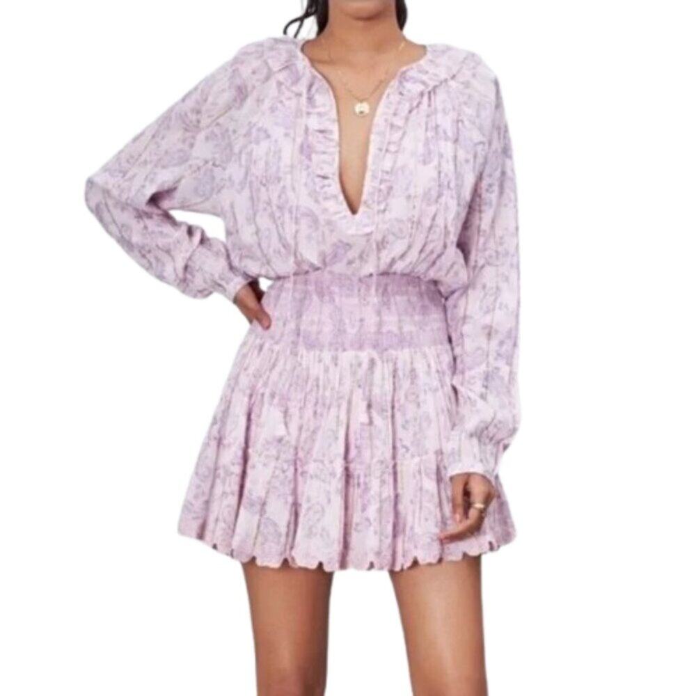 NEW - House of Harlow 1960 women's Pink Patterned Dress - SIZE S - SMALL